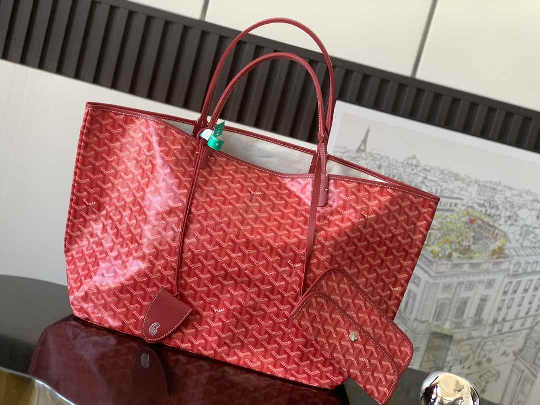 Goyard Saint Louis GM Bag Red