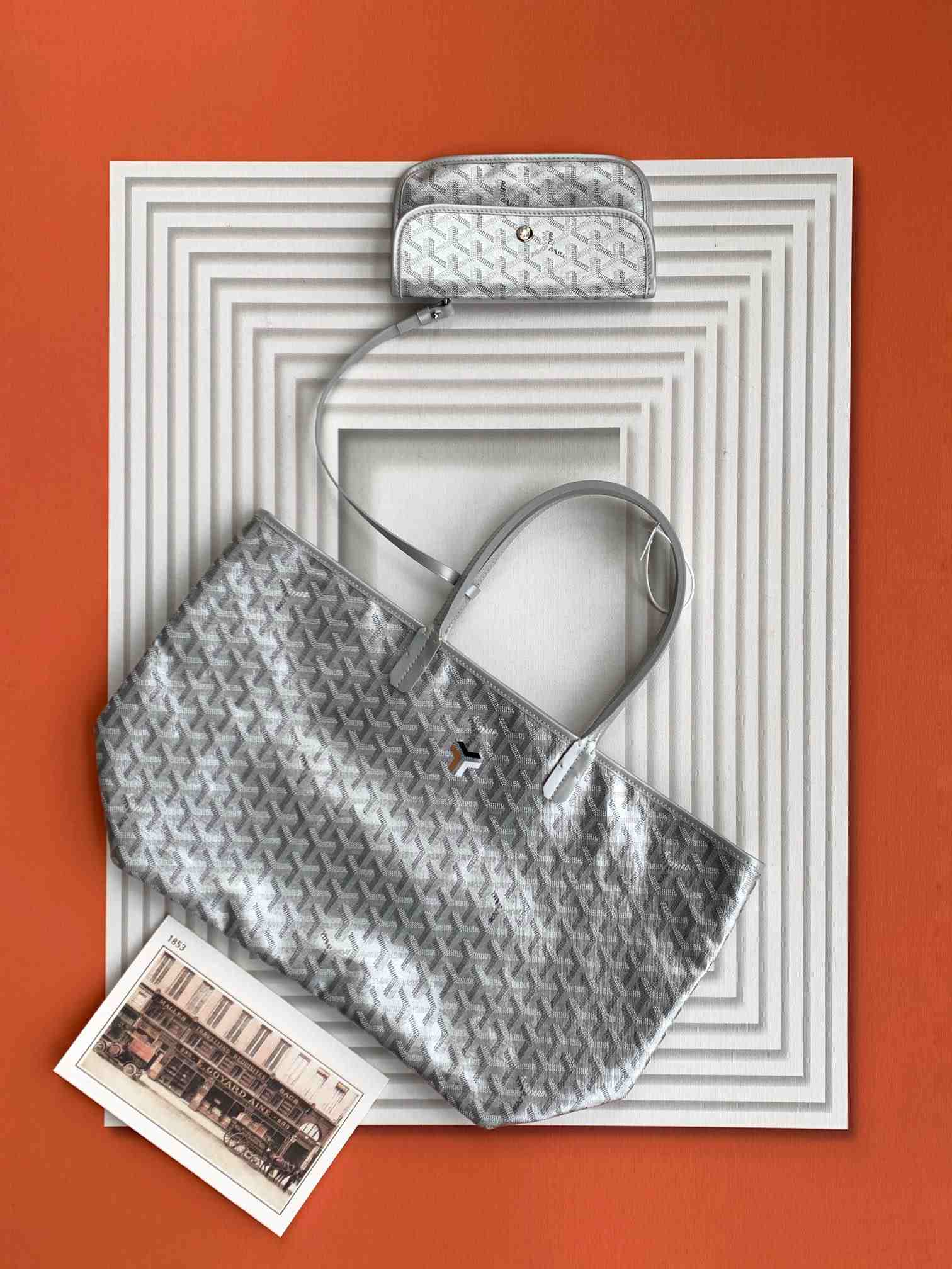 Goyard Saint Louis PM Bag Limited Edition Silver