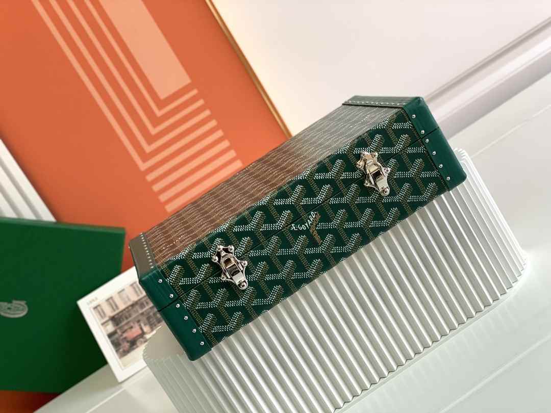 Goyard Vendôme Jewellery Case Green