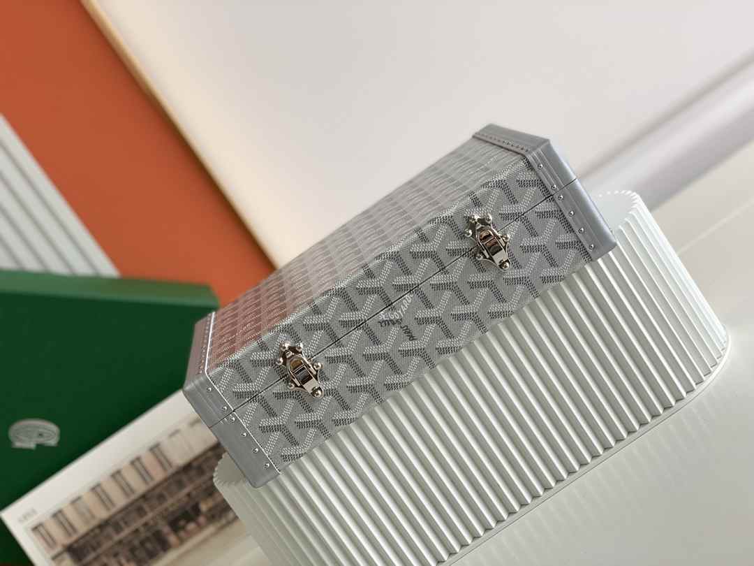 Goyard Vendôme Jewellery Case White